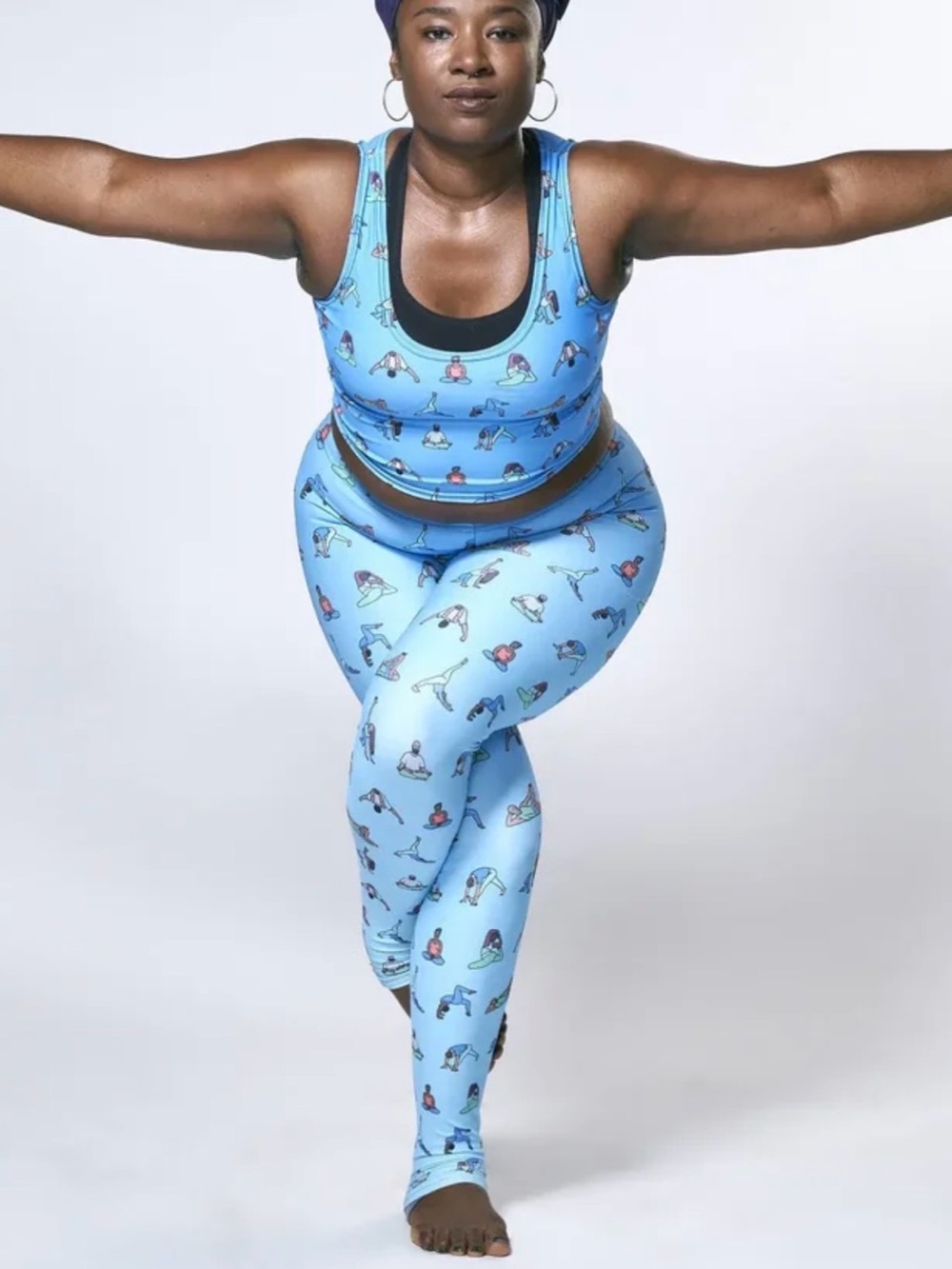 Embodied Crop top and Legging set by Philadelphia Printworks